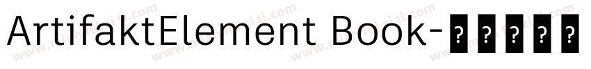 ArtifaktElement Book字体转换